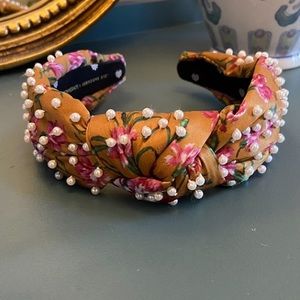 Lele Sadoughi x LoveShackFancy Pearl Headband.